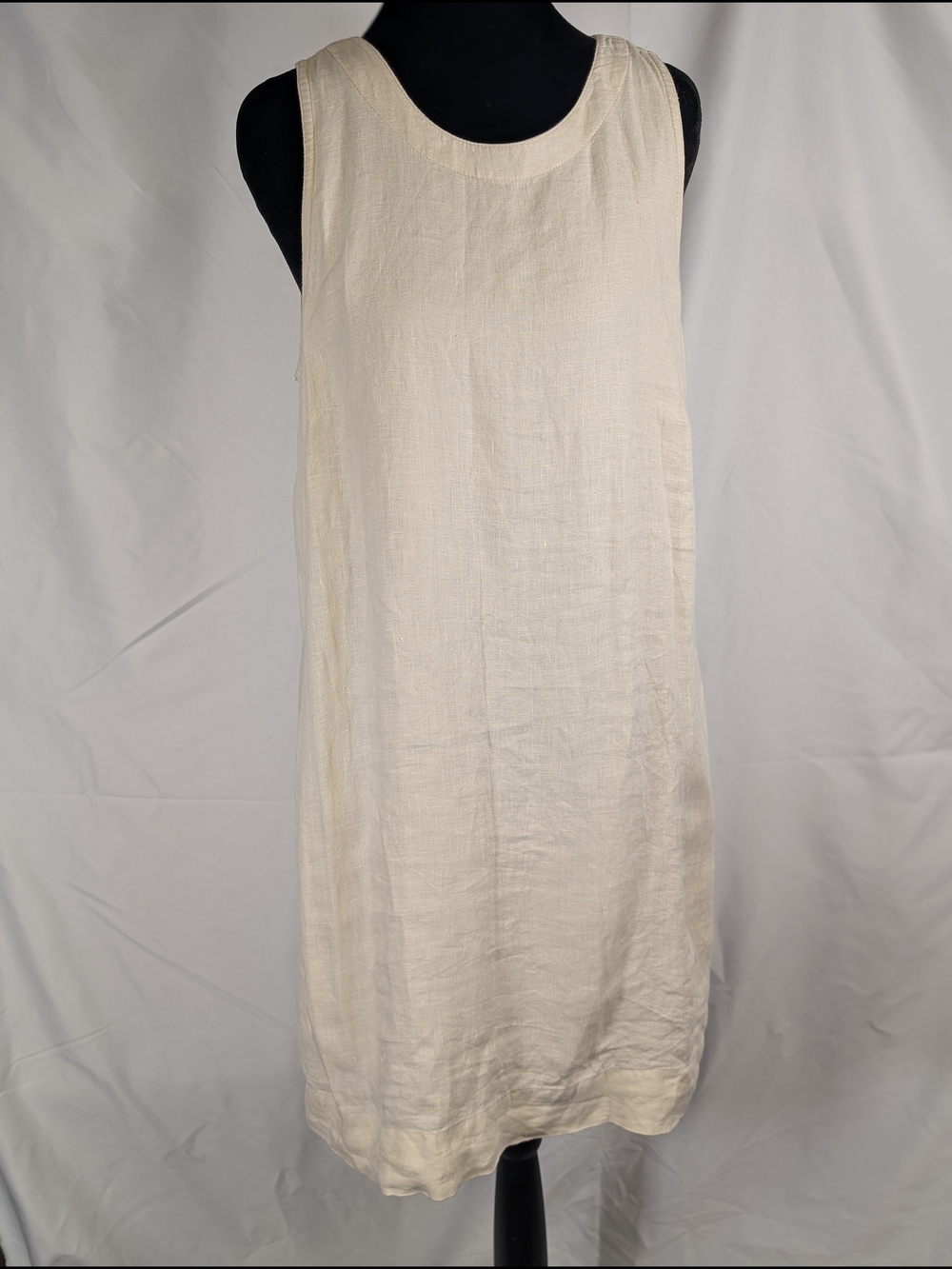J. Crew Cream Linen Shift